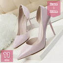 ハイヒール パンプス レディース 10.5cmヒール 美脚 エナメル ピンヒール 歩きやすい 痛くない 疲れない オシャレ 美脚パンプス 通勤 パーティ ベージュ ブラック ホワイト ピンク ブルー イエロー 22.0~25.0cm 細ヒール 普段着 holosbird-goods1