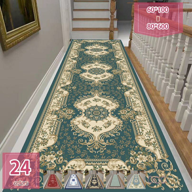 500円OFFクーポン 廊下敷きマット保護マット ロングマットラグカーペット 3D 廊下 ホテル 滑り止め バルコニー コーヒーテーブルフロアマット 花 廊下用カーペット 階段通路に対応 大判 やわらか 一年中利用タイプ 耐磨耗性 カーペット holosbird-goods1