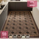 777円OFFクーポン 防水マット 撥水 すべり止め キッチンマット カットOK 花柄 台所マット 洗濯いらず ロングマット 抗菌防臭 防カビ ずれない 玄関マ...