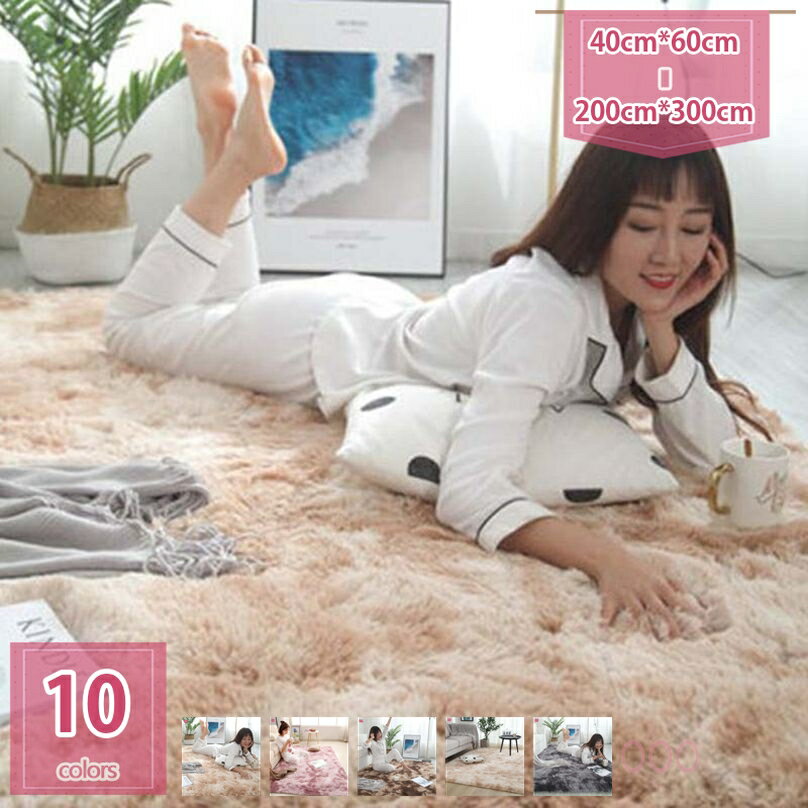 ラグ カーペット ラグマット ふんわり 滑り止め付き 夏 抗菌 防臭 防ダニ オールシーズン ソファシート リビングルーム ベドルーム ラグ 長方形 holosbird-goods1