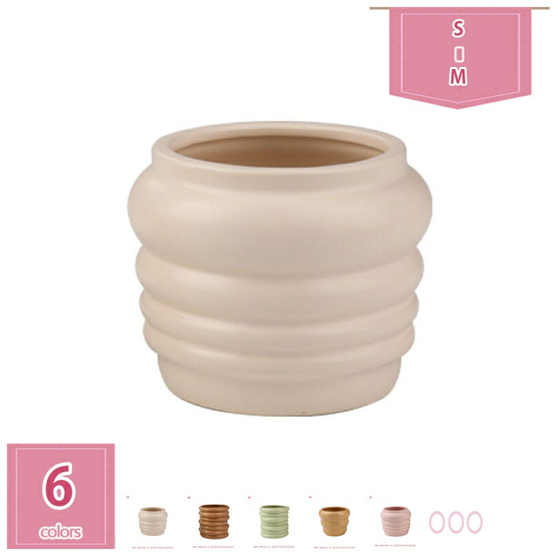 500円OFFクーポン 陶器製植木鉢 ins 北欧風 ねじ植木鉢 丸 テラコッタ テラコッタ 植木鉢 陶器鉢 観葉..