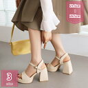 レディース ヒール サンダル 歩きやすい 厚底 チャンキーヒール 疲れない ハイヒール 厚底サンダル 春 夏 コスプレ シューズ 厚底靴 女性 大人 キャバサン...