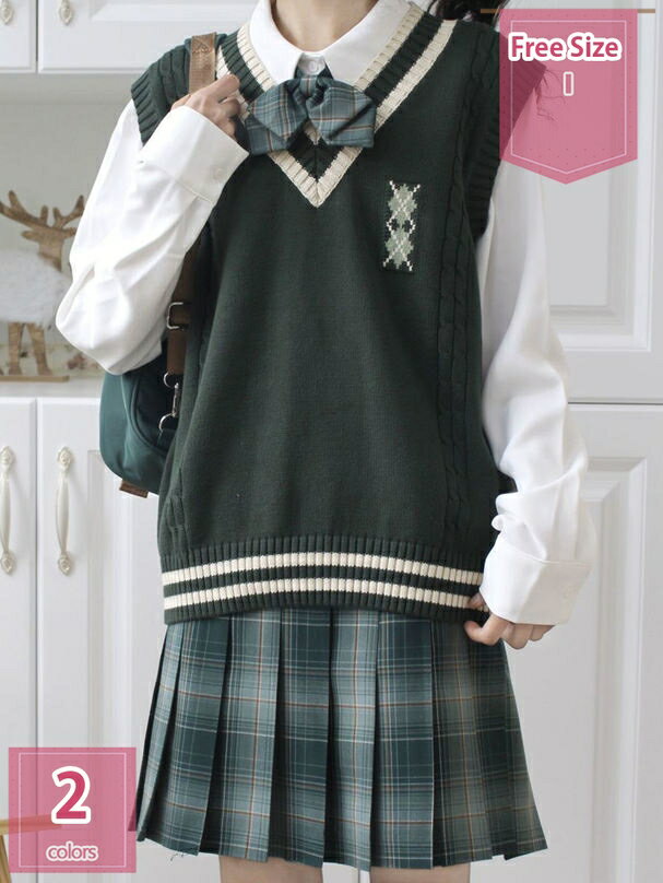 500円OFFクーポン ニットベスト ノースリーブ レディース セーター 秋 冬 春 ジレ 可愛い トップス 着痩せ ゆったり ケーブル編み 重ね着 きれいめ ...