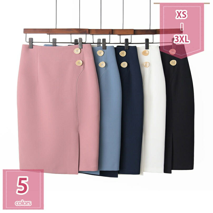 777円OFFクーポン タイトスカート 黒 スリット オフィス 通勤 膝丈 スカート 無地 シンプル レディース フォーマル ハイウエスト スカート ひざ丈 膝丈スカート タイト 事務服 仕事 仕事服 OL 黒スカート オフィススカート きれい目 春 秋 夏 婦人 ブラック holosbird-goods1