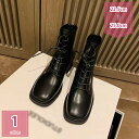 ショートブーツ レディース ブーツ ブーティ チャンキーヒール 4cmヒール 靴 疲れない アンクルブーツ 太ヒール 歩きやすい ベルト きれいめ 美脚 ブーテ...