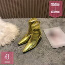 ブーティー ピンヒール ポインテッドトゥ ブーティ エナメル バックジップ 大きいサイズ ショートブーツ ローヒール 5cmヒール とんがりトゥ アンクルブーツ...