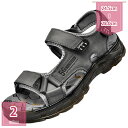 1000円OFFクーポン サンダル メンズ スポーツサンダル さんだる 本革 厚底 ビーチサンダル アウトドア 登山 海 川 キャンプ アウトドア ウォーキング...