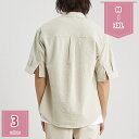 300円OFFクーポン 開襟シャツ オープンカラーシャツ シャツ 半袖 半袖シャツ 服 トップス 春服 夏服 無地 シンプル ゆったり ギフト プレゼント 春 夏 秋 メンズ オシャレ 通勤 通学 トップス 快適 爽やか 夏 ビーチ 通気性 holosbird-goods1