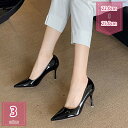 ハイヒール パンプス レディース 8.5cmヒール 美脚 ピンヒール 疲れない ポインテッドトゥ 歩きやすい 痛くない 履きやすい オシャレ 美脚パンプス 通勤 パーティ ベージュ ブラック 22.0~25.0cm 普段着 シンプル 冠婚葬祭 holosbird-goods1
