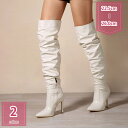 800円OFFクーポン 大きいサイズまで ハイヒール ピンヒール ニーハイブーツ 美脚ブーツ レディース ブーツ セクシー 防風 サイハイブーツ 超長 ロングブーツ PUレザー 黒 オーバーニー ブーツ ジッパー付き ひざ上丈 ハイヒール 長靴 美脚 holosbird-goods1
