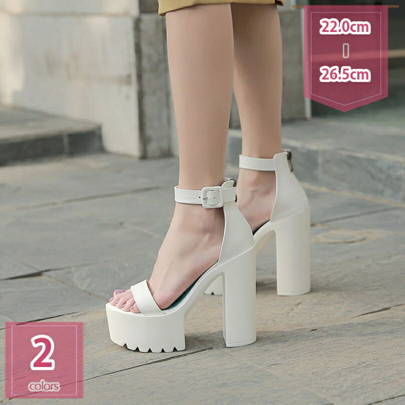 1000円OFFクーポン ストラップサンダル ハイヒール 厚底パンプス レディース ラウンドトゥ 美脚 ヒール 14cm 大き小さいいサイズ 歩きやすい 通勤 パーティーウェディングシューズ 美脚 通勤 太めヒール オープントゥ 厚底サンダル レディース 厚底 holosbird-goods1