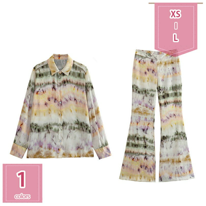 777円OFFクーポン スーツ 上下 2点セット レディース パンツスーツ おしゃれ 大人 おしゃれ 着痩せ 女性らしい パンツ セットアップ フォーマル 通勤 普段 ママ 卒業式 入園式 長袖 カラフル ブラウス ワイドパンツ ガウチョパンツ ゆったり holosbird-goods1