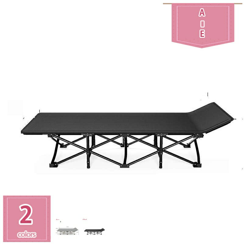 シングルベッド リクライニングチェア 折り畳みベッド 折りたたみ椅子、オフィス多機能ベッド 簡易昼休みベッド オフィス バルコニー 頑丈 大人の昼寝 仮眠 完成品 すぐ使える おしゃれ 組立不要 一人用 折りたたみ可 耐荷重150KG holosbird-goods1