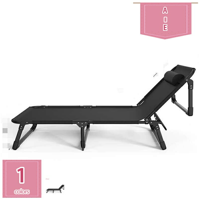 リクライニングチェア 一人用 リクライニングソファ 1人掛け 折りたたみ ポータブル 座っても横になってもいい チェア ヘッドサポートバー 枕付き 折り畳みベッド リクライニング レジャー おしゃれ 椅子 フットレスト オフィス 仮眠 昼休み 昼寝 holosbird-goods1