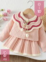 777円OFFクーポン キッズ服 セットアップ フリル セーター スカート 2点セット 可愛い 子供服 女の子 長袖 ニット 無地 プルオーバー トップス プリ...
