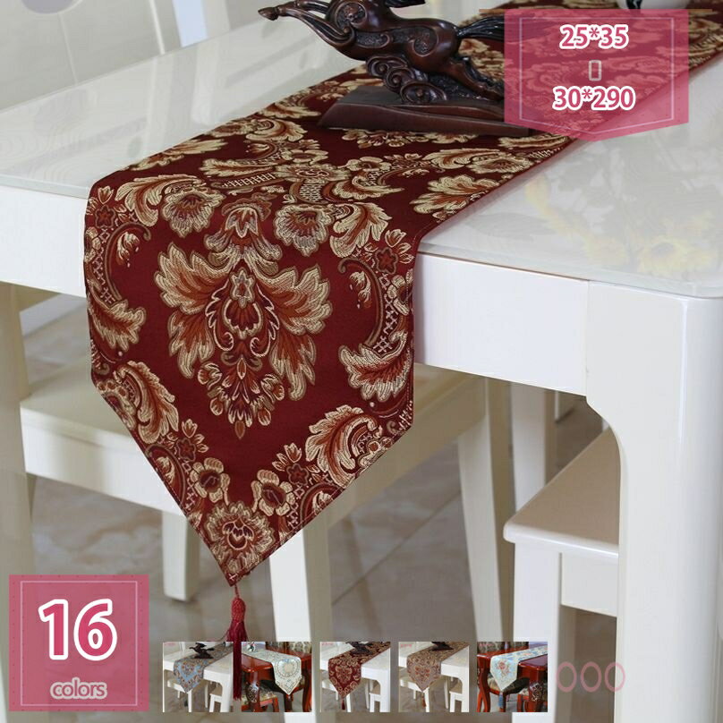 1000円OFFクーポン テーブルランナー おしゃれ モダン 北欧 花柄 欧風テーブルランナー 食卓飾り プレースマット 豪華 お食事マット 防汚 断熱 滑り止め テーブル装飾 結婚式装飾 キッチンとリビングルーム holosbird-goods1