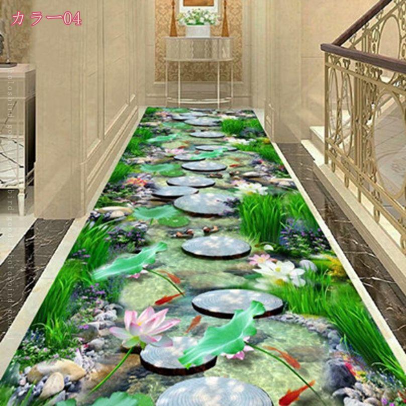 1000円OFFクーポン 廊下 ロングカーペット 3D 花模様 防音 リビング 柔らかい 滑り止め オールシーズン適用 安心素材 廊下敷きカーペット モダン ずれない 防音 洗えるカーペット ペット用 廊下用カ敷きカーペット オールシーズン快適に使用 holosbird-goods1 [3]