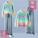 1600円OFFクーポン キッズ ニット セーター ズボン 韓国子供服 プルオーバー おしゃれ セーター 春秋 アウター 女の子 長袖 防寒 秋冬 可愛い カジュアル トップス キッズ服 ガールズ 入学式 卒園式 大きいサイズ プレゼント クリスマス holosbird-goods1