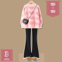 1600円OFFクーポン セットアップ キッズ 子供服 女の子 春 秋 ニットセーター 長袖ロングパンツ ガウチョパンツ 長ズボン おしゃれ カジュアル 可愛い 韓国子供服 ベビー服 トップス ボトムス 防寒 通学 入学式 卒園式 通学 通園 シンプル holosbird-goods1