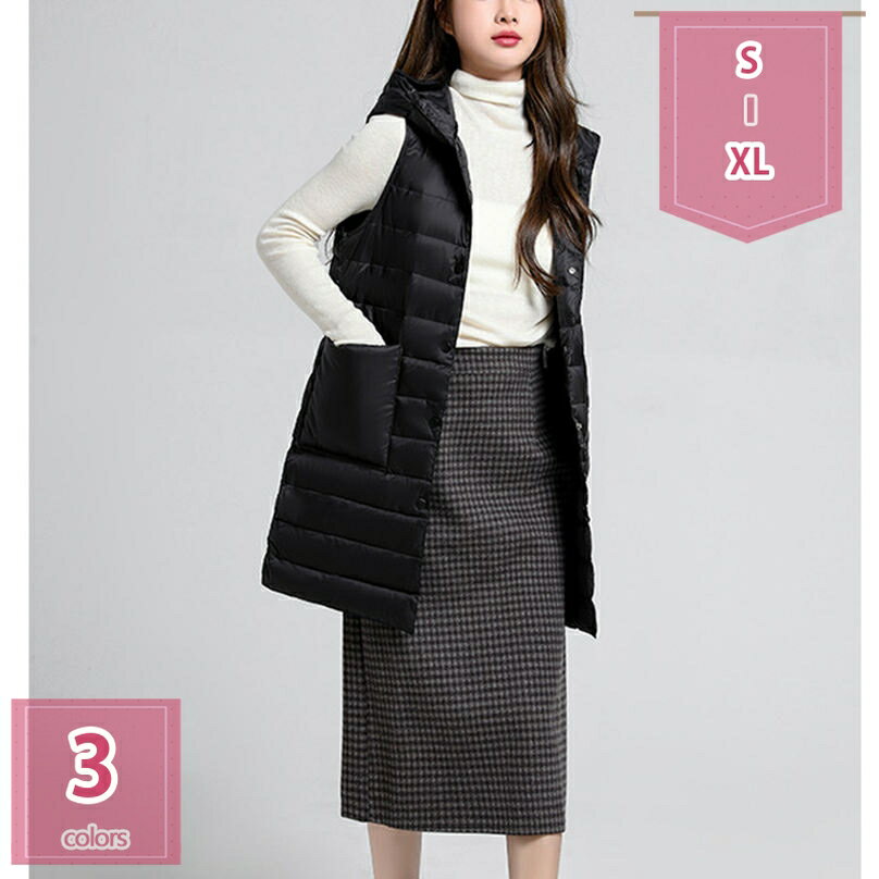 ダウンベスト フード付き ロングダウンベスト ジャケット ベスト インナーダウンスト 暖かい 防寒対策 通勤 無地 レディースファッション 秋冬 大人 軽量 秋 冬 春 大きサイズ 薄い 暖かい 無地 シンプル アウター 婦人 holosbird-goods1