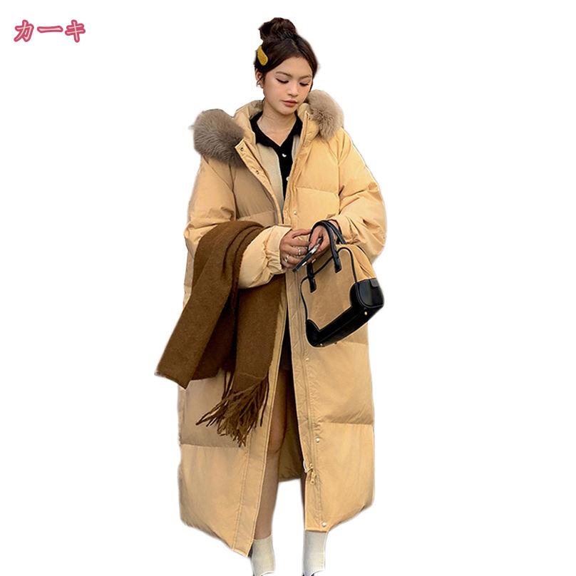 1000円OFFクーポン ファー付き フード ベンチコート ロングダウンコート レディース ダウンコート 綿入れ ダウンジャケット 冬服 防寒着 あったか 大きいサイズ ダウン コート アウター 上着 防寒 保温 軽量 ロングコート 中綿コート holosbird-goods1