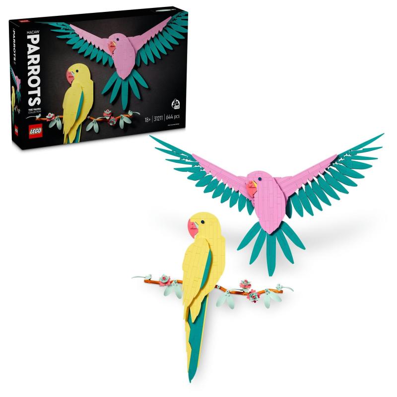 レゴ(LEGO) レゴアート 動物コレクション – コンゴウインコ おもちゃ 玩具 プレゼント ブロック 男性 父親 父 彼氏 女性 母親 母 彼女 大人 鳥 とり アート 絵画 31211