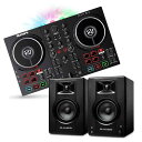 Numark DJコントローラー LEDライト搭載 初心者向け Serato DJ Lite djay Pro AI対応 iOS ストリーミング DJ配信 ポータブル Party Mix II