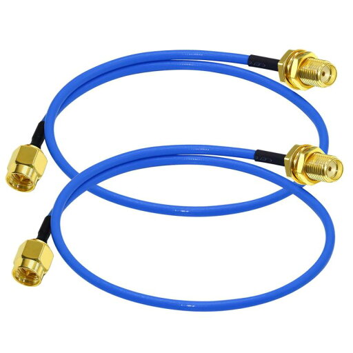 TUOLNK 2本 SMA-SMA 同軸ケーブル RG402 TUOLNK 2本 SMA-SMA 同軸ケーブル RG402