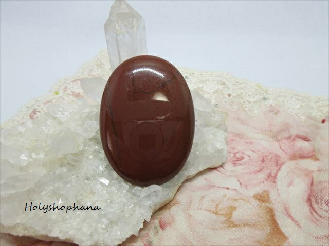 天然石ルース　カボション　レッドジャスパー