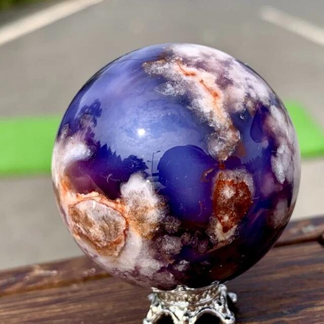 天然石 さくら瑪瑙 フラワーアゲート