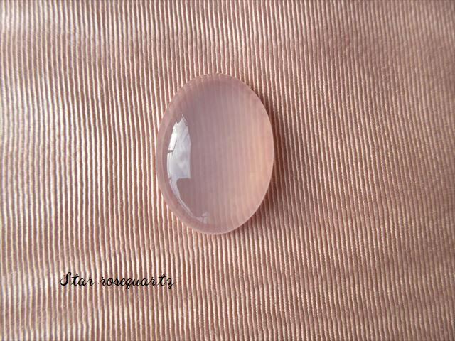 天然石ルース、カボション　スターローズクォーツ　薔薇水晶