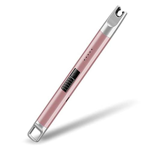 プラズマライター電子ライター点火ライター電気USBライター電量表示充電式火起こし無炎防風スリムろう..