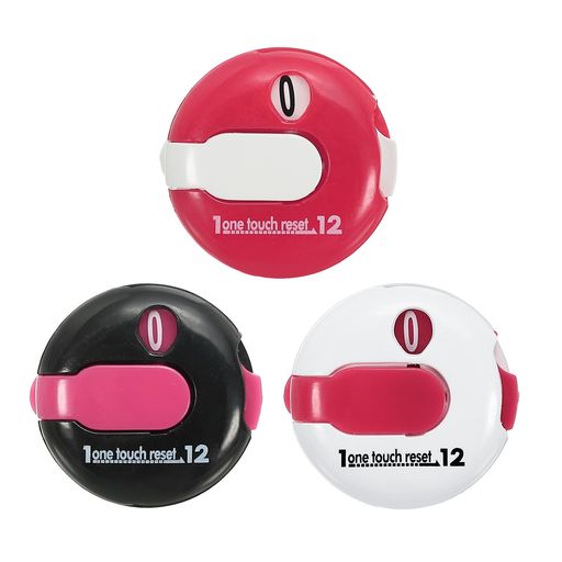 PATIKILゴルフスコアカウンター3個セットミニゴルフショットストロークアタッチメントカウンタークリッ..