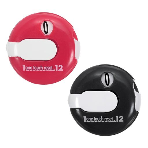 PATIKILゴルフスコアカウンター2個セットミニゴルフショットストロークアタッチメントカウンタークリッ..