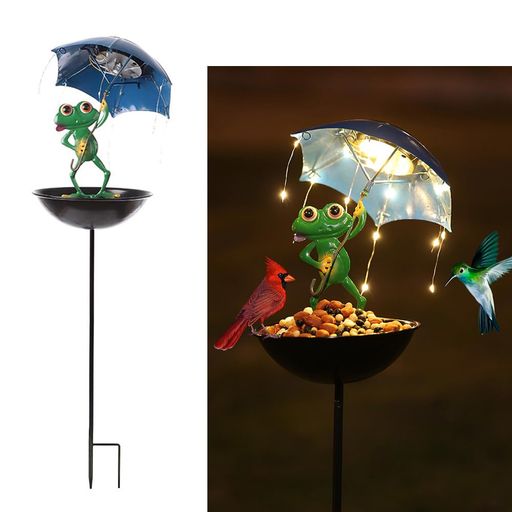 太陽光で電気を供給し、ワイヤレスで防水。夜に輝き、かわいいデザインでアウトドア空間を彩る。 夜に温かく輝く光を投影することができます。かわいいカエルが傘を持ってライトに餌をやると活発になる 雰囲気を作り、生き生きとしたイメージを作る。アウトドア空間を彩る素敵なガーデンライトです。 ガーデンライトはレトロな鉄芸を用いて手作りし、外観が美しく、デザインが先進的で、 細工が細かく、防水。それは様々な悪天候に耐えられる。製品サイズ:86 x 19 x 19 cm。 LEDランプが満充電された後、1回の動作時間は8〜10時間に達することができる。使用前に必ずスイッチを入れてください。 設置した太陽光灯を土壌に差し込むだけでよい。日中、スイッチを「ON」位置に保持し、 朝の直射日光が当たると充電され、光センサーが内蔵され、暗くなると太陽の光が自動的に明るくなります。 重要なヒント:初回操作前。バッテリーに充電することをお勧めします。 太陽電池パネルは直射日光が当たる場所に少なくとも4時間置かなければならない。 ソーラースポーツライトに疑問がある場合は、迅速なサポートを受けるためにベンダーに連絡してください。