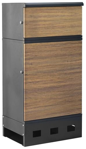 ガーデンマスター(Gardenmaster)宅配ボックス屋外大容量鍵付き防水戸建て用郵便ポスト一体型置き型2Lペ..