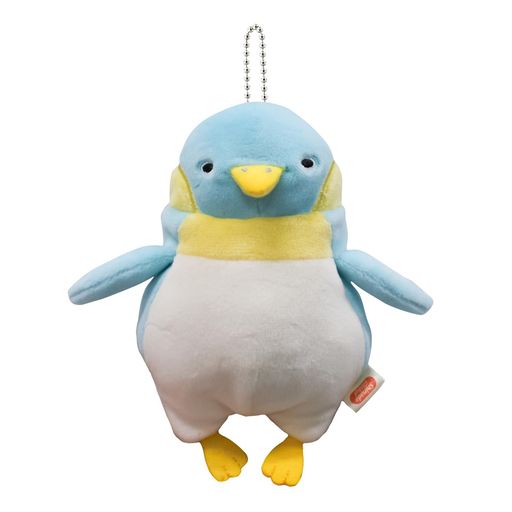 シナダグローバル もちシリーズ もちぺん 親 ブルー (mini) 7x5x14cm ぬいぐるみ ペンギン アニマル MOPE-0088LB