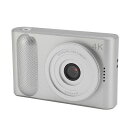 4Kデジタルカメラ、ポータブルポケットマイクロ一眼レフカメラ、2.4インチTFTスクリーン、48MPHDVloggingカメラ、16Xデジタルズーム、オートフォーカス、ティーンズキッズシニア向け(VBh72srv9i…