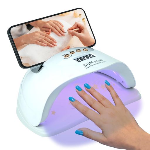 2025新型ジェルネイル【UV+LED二重光源】4階段タイマー全ジェル対応ライト自動感知220W45LEDsUV+LEDラ..