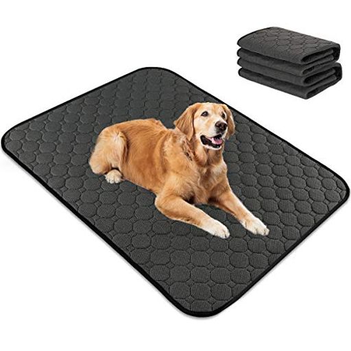 SARACATペット用おしっこマット犬ベッドクッション防水速乾介護洗える再使用可能おしっこパッド犬猫ペットシーツ2PCSブラック