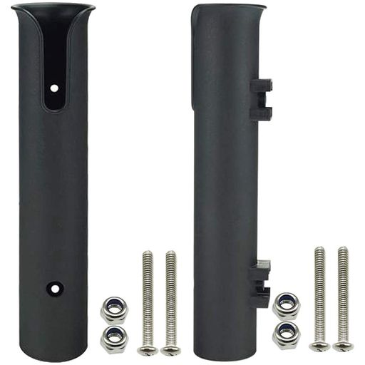 Ahvqevn2個の釣り竿ホルダー釣り竿ラック船釣り竿チューブヨット釣り竿フレームボート用