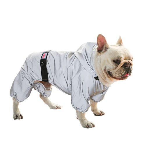 SUNGROO犬カッパ中型犬レインコート全体反光犬用ペット雨具優れ素材ポンチョ完全防水リード穴付き小型犬防雪軽量犬用合羽ドッグウェア散歩雨用(M)