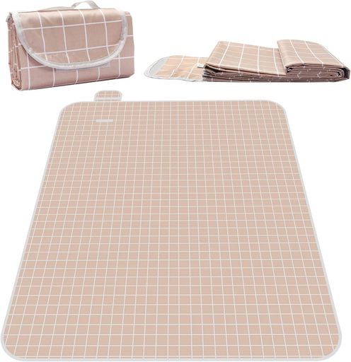 AIDUCHOレジャーシート防水ピクニックマット大判150x200cm3~6人用折り畳みコンパクト洗える座布団防湿..