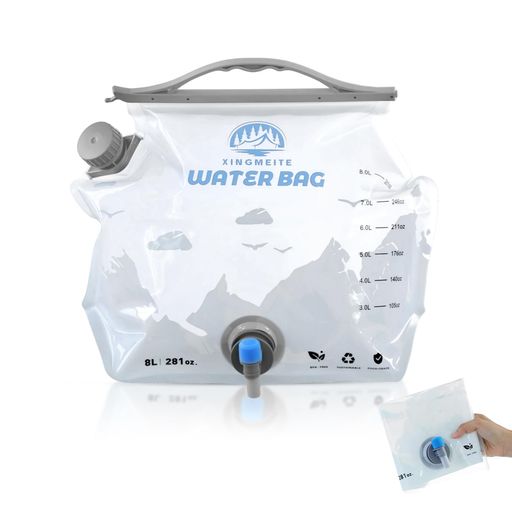 dubiseaウォーターバッグウォータータンク給水袋折り畳み大容量全開口式注ぎやすい洗浄便利自立式回転..