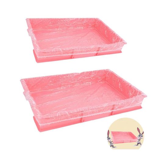 うさぎトイレケージお掃除用カバーシート使い捨て大容量100枚入透明漏れ防止PE素材薄手タイプチンチラ..