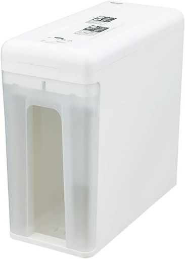 ナカバヤシパーソナルシュレッダハイセキュリティーノイズレススリムホワイトZ0227