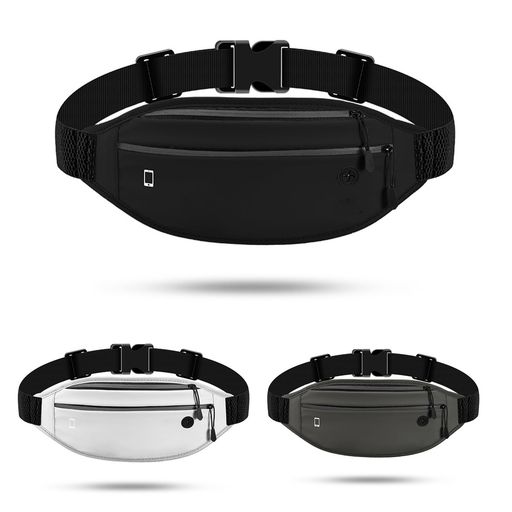 aninakoウエストポーチランニングポーチウエストバッグジョギングポーチ揺れない大容量防水軽量薄型光..