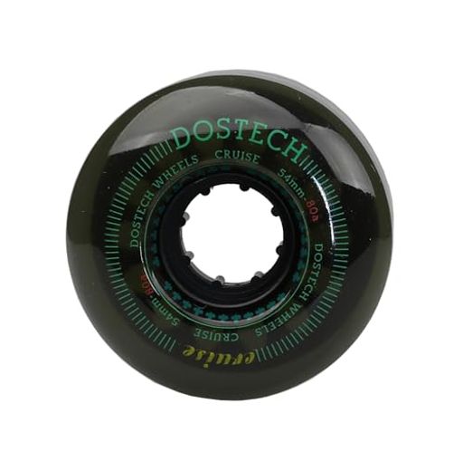 DOSTECHドステッククルーズウィールクリアブラック54mm80a(スケートボードソフトウィール)