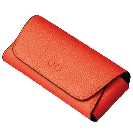 メガネケースフェイクレザーシボ柄生地コバ仕上げおしゃれメガネモチーフメンズレディースセミハードケ..