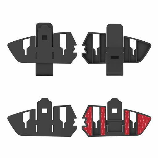 XGPMOTOX1モデルのクリップ式ステーバイクインカム金属製台座と3MMプラスチック製台座